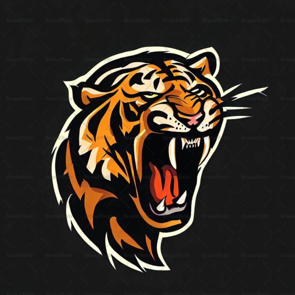 Brüllender Tiger
